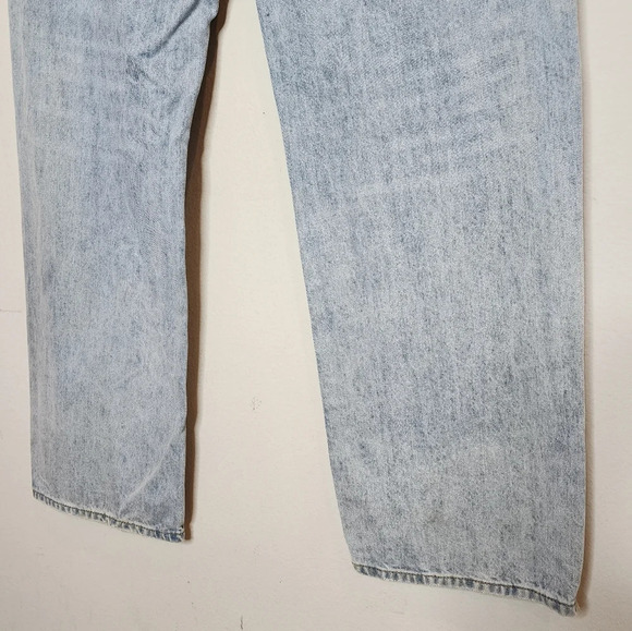Princess Polly Asymmetrical button fly straight jeans. Women's size 12. - Picture 15 of 15
